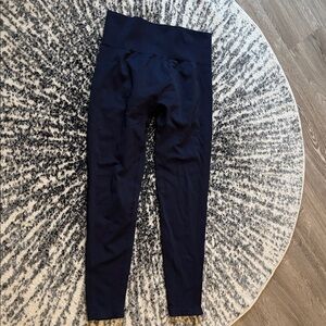 High waisted navy Leggings